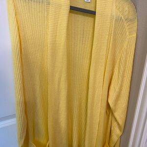 Liz Claiborne Yellow Women's Cardigan